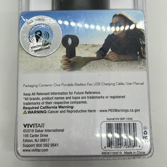 💥💥Vivitar Black Bladeless Fan - Picture 6 of 7